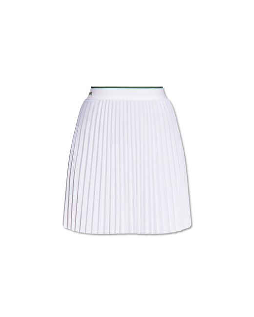Lacoste White Pleated Skirt,