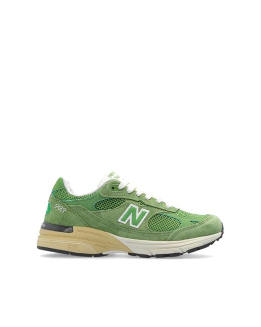 New Balance Green Sports Shoes `U993Gw`