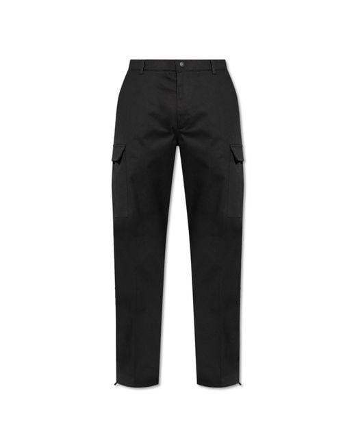 Moncler Black Pants With Pockets for men