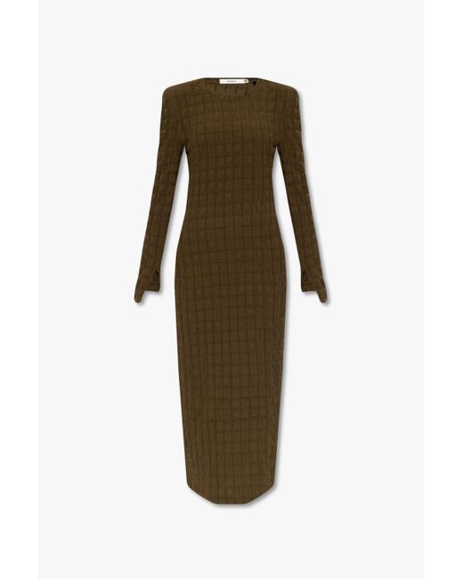 Gestuz Green 'allenygz' Textured Dress