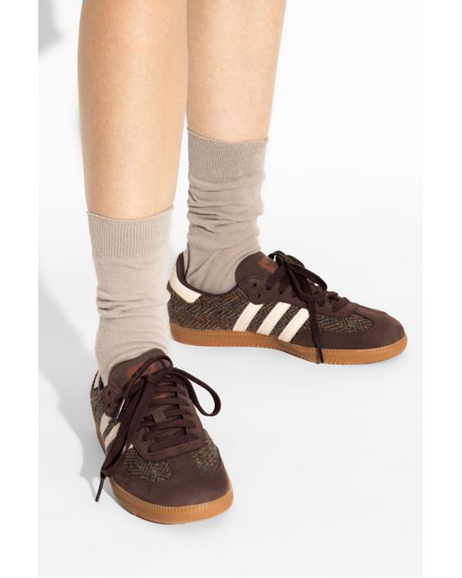 adidas Originals Vintage-Inspired Herringbone Sneakers in Brown for Men |  Lyst