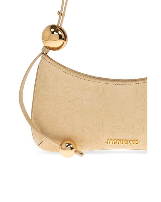 Jacquemus White Shoulder Bag 'Le Bisou Perle'