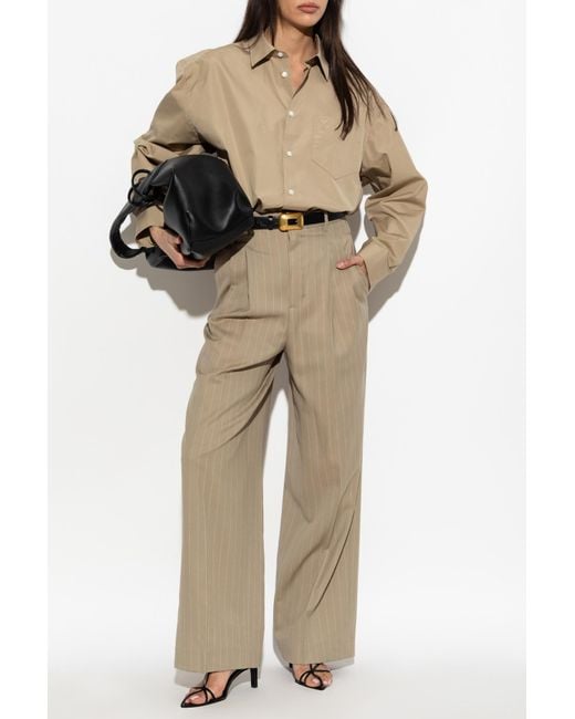 AMI Natural 'Oversize' Type Shirt