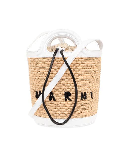 Marni Natural 'tropicalia Small' Bucket Bag,