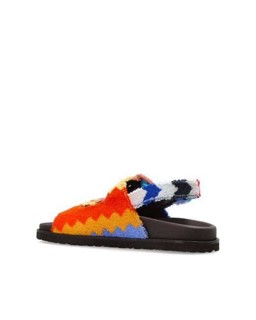 Missoni Blue Patterned Sandals