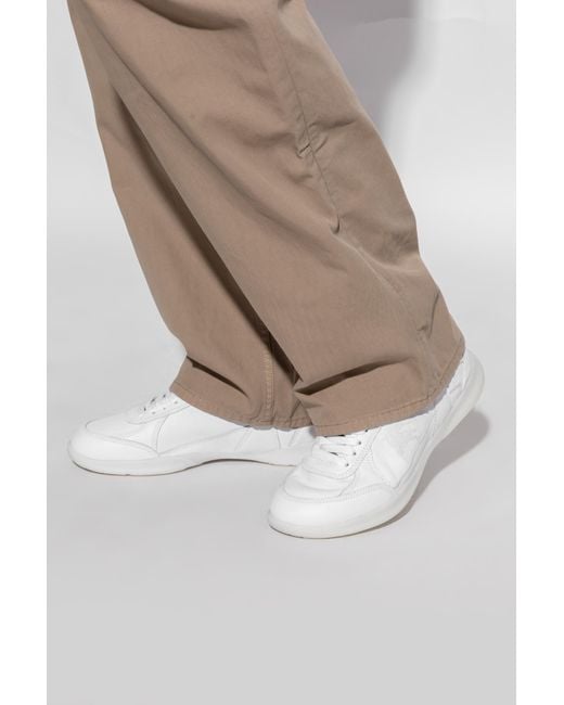 Burberry White Sports Shoes Matrix for men