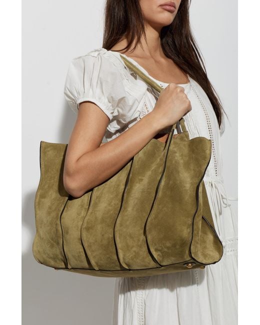 Ulla Johnson Green Bag 'Adria Large'