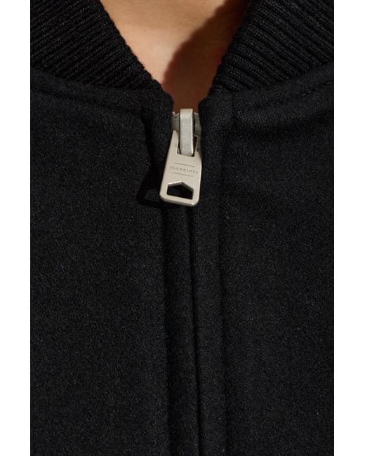 AllSaints Black 'Deceit' Bomber Jacket for men