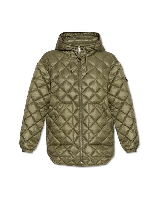 Moncler Green Quilted Jacket 'Camicia'