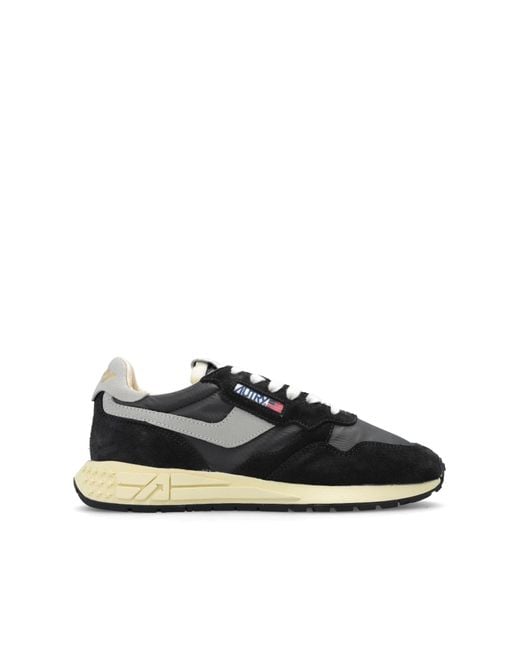 Autry Black 'Reelwind' Sneakers for men