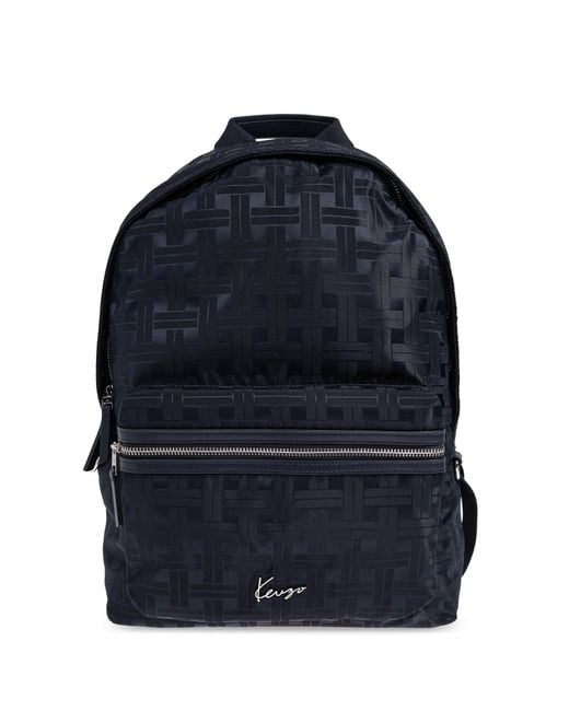 KENZO Blue Backpack 'Mura' for men