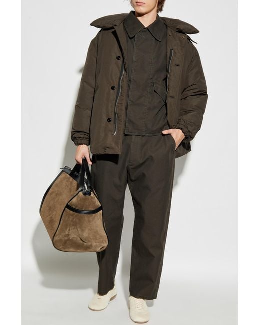 Lemaire Green Down Jacket for men