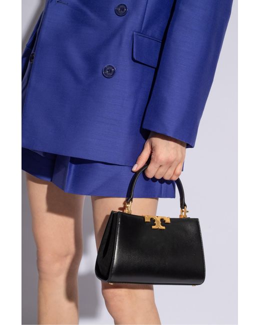 Tory Burch Black Eleanor Mini Shoulder Bag