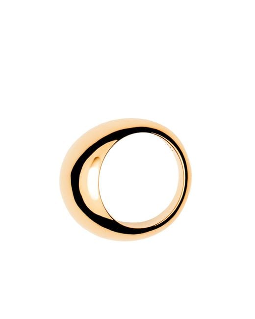 LIE STUDIO Brown Ring 'The Leah'