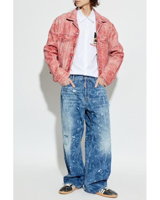 DSquared² Blue 'Baggy' Jeans for men