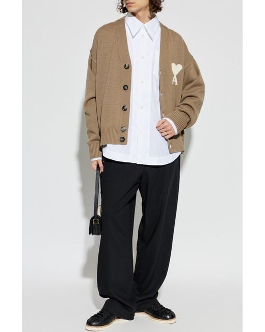 AMI White Shirt With Pocket for men