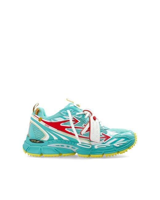Off-White c/o Virgil Abloh Blue 'Ow Be Right Back Mesh' Sports Shoes