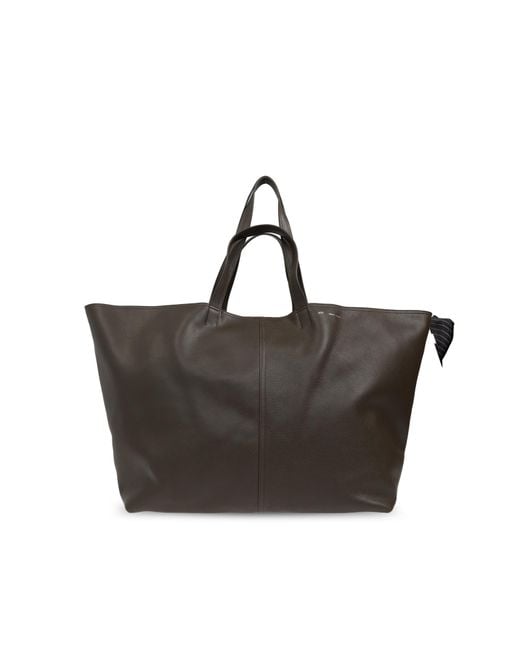 AMI Black Shopper Bag
