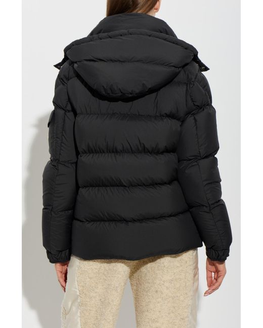 Moncler Black Quilted Jacket 'Maya'