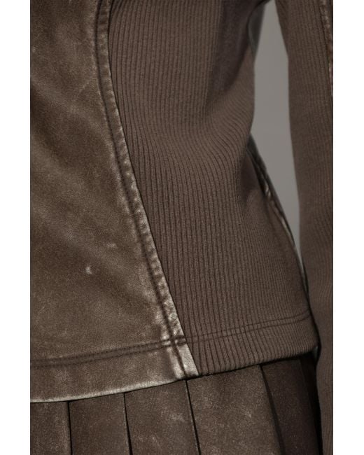 DIESEL Brown "T-Hunder" Jacket