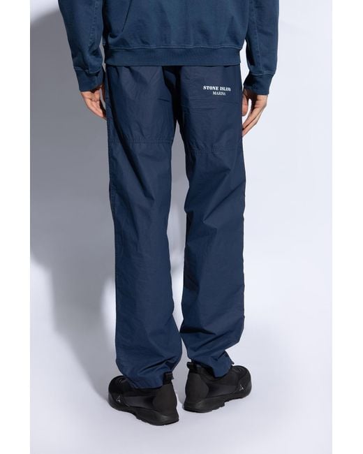 Stone Island Blue Pants From The 'Marina' Collection for men
