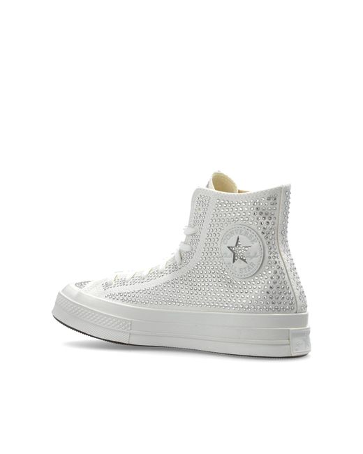 Converse Blue X Swarovski