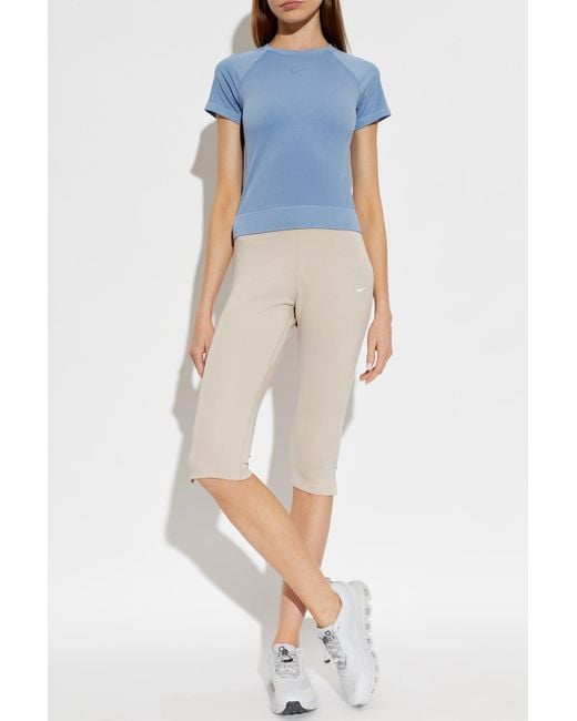 Nike Blue Short Top With Logo