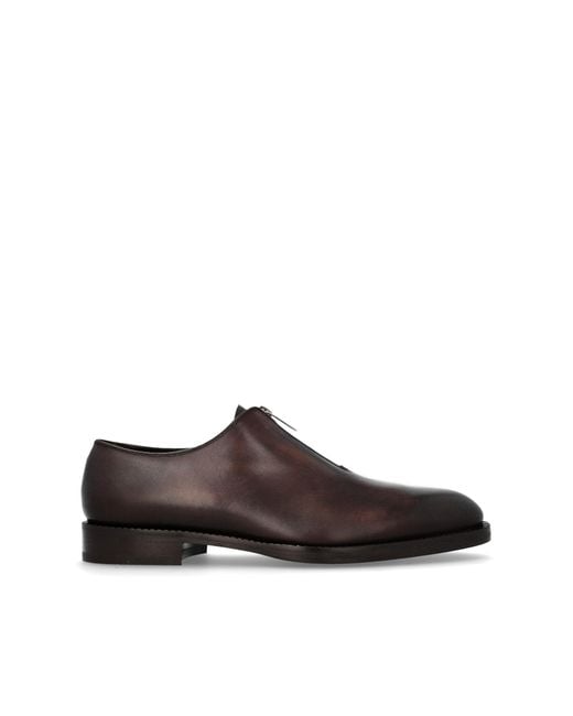 Ferragamo Brown "Zoey" Platform Shoes for men