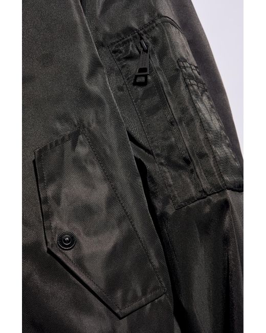 Versace Gray Bomber Jacket, for men