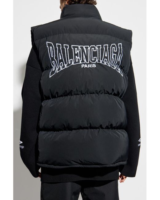 Balenciaga Blue Padded Vest From The Skiwear Collection, for men