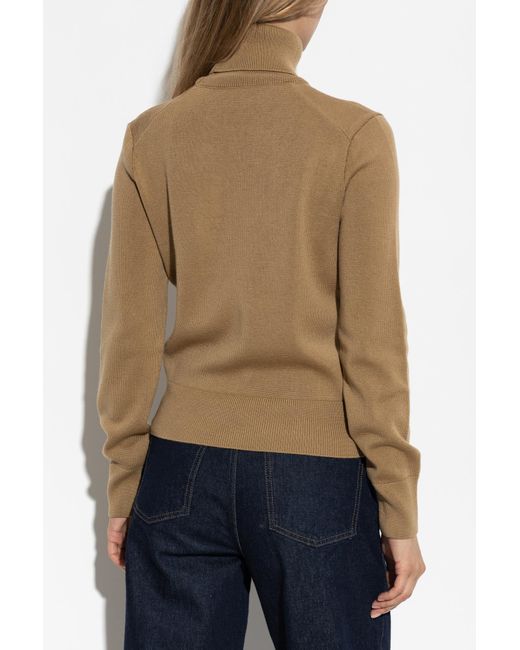 AMI Natural Wool Turtleneck