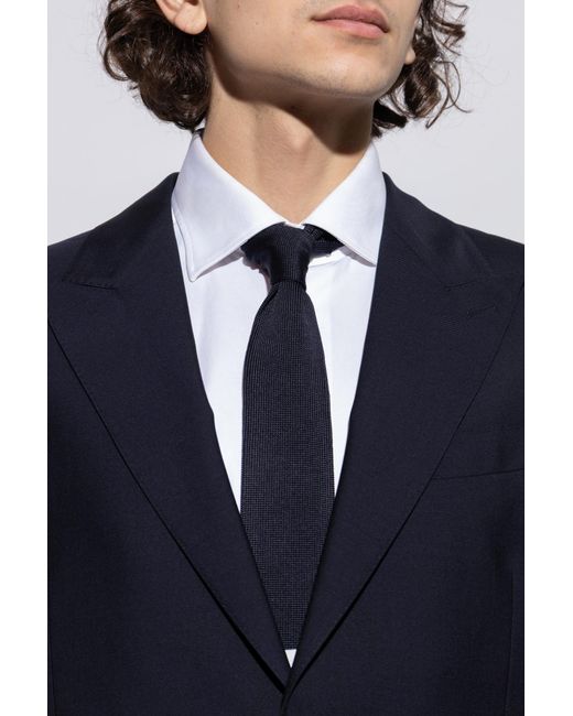 Paul Smith Blue Silk Tie for men