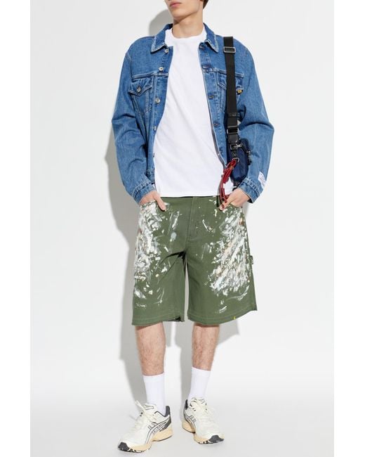 GALLERY DEPT. Blue Denim Jacket With Logo for men