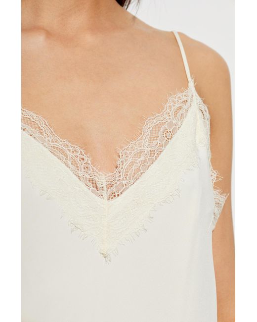 Rohe White Top With Lace Inserts