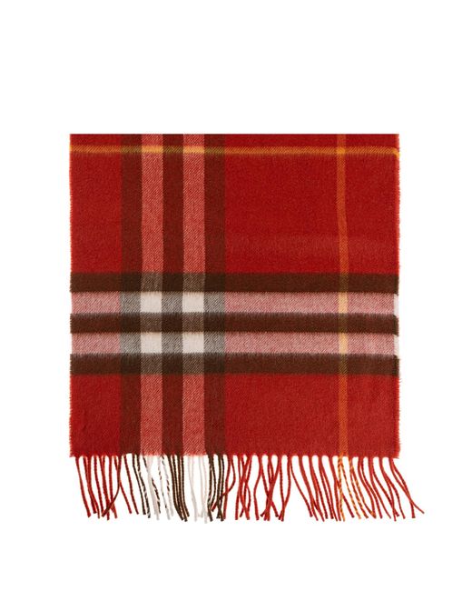 Burberry Red Cashmere Scarf