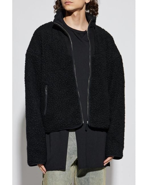 Entire studios Black Fleece Jacket