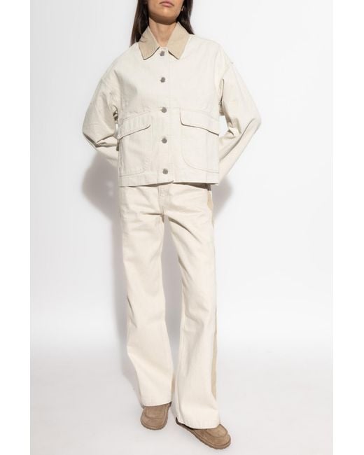 Rag & Bone Natural Straight-Leg Jeans