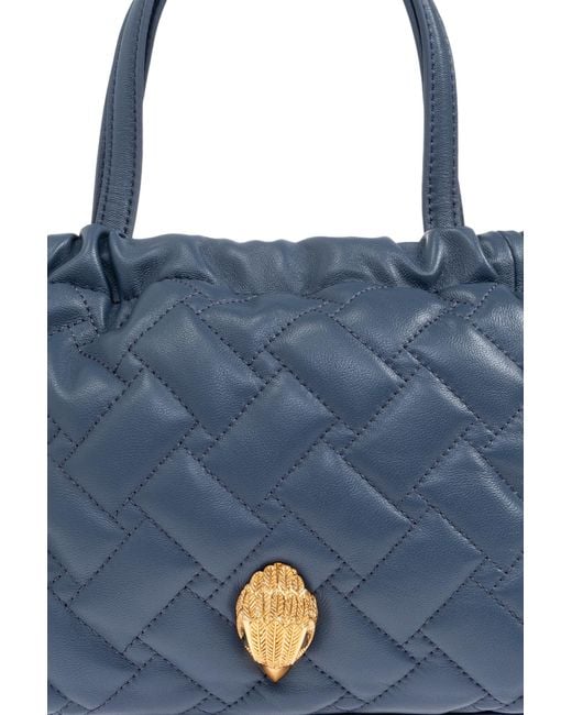 Kurt Geiger Blue "Kensington String Small" Shopper Bag