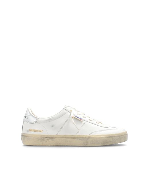 Golden Goose Deluxe Brand White 'soul Star' Sneakers,