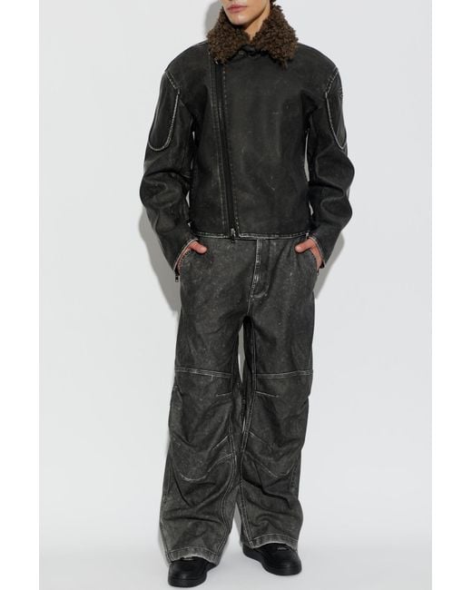 DIESEL Black Jacket 'W-Alex' for men