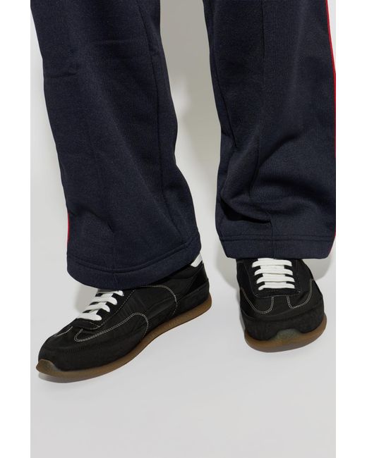 McQueen Black Sports Shoes With Logo for men