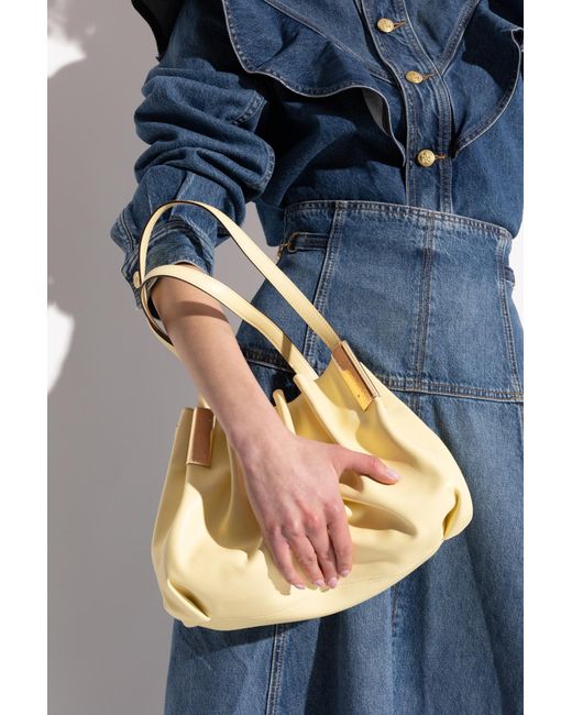 Ulla Johnson Metallic Shoulder Bag Isadora Mini