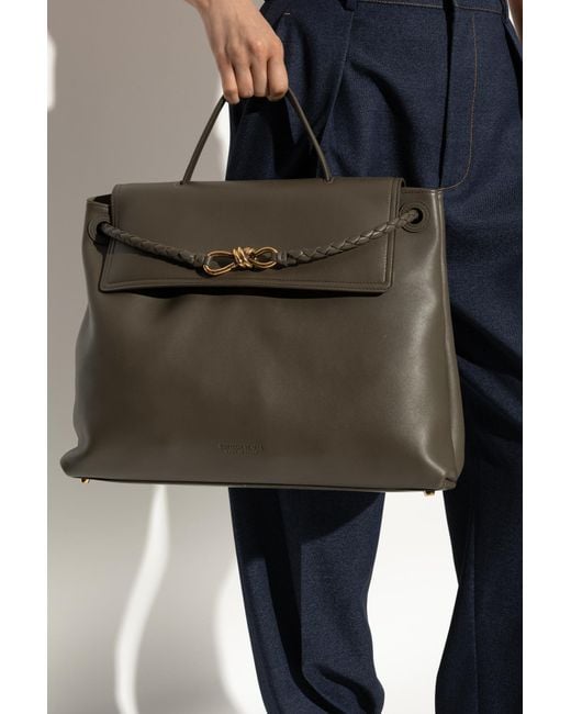 Bottega Veneta Green Handbag "Ciao Ciao Large"