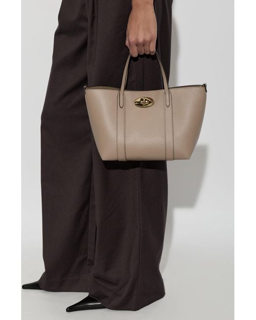 Mulberry Gray "Mini Bayswater" Bag