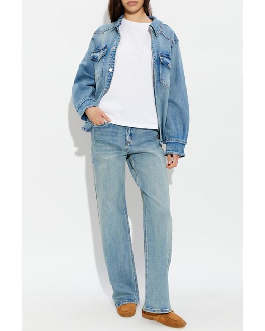 Gestuz Blue 'Gzjardine' Denim Shirt
