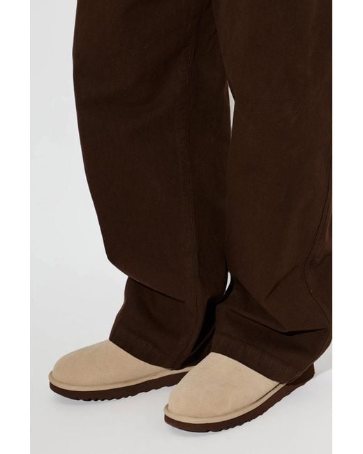 Ugg Brown 'Classic' Slides for men
