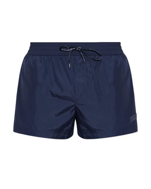 Dolce & Gabbana Blue Swim Shorts for men