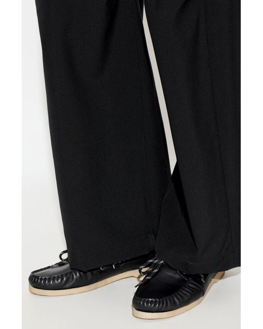Golden Goose Deluxe Brand Black 'Boat' Shoes for men