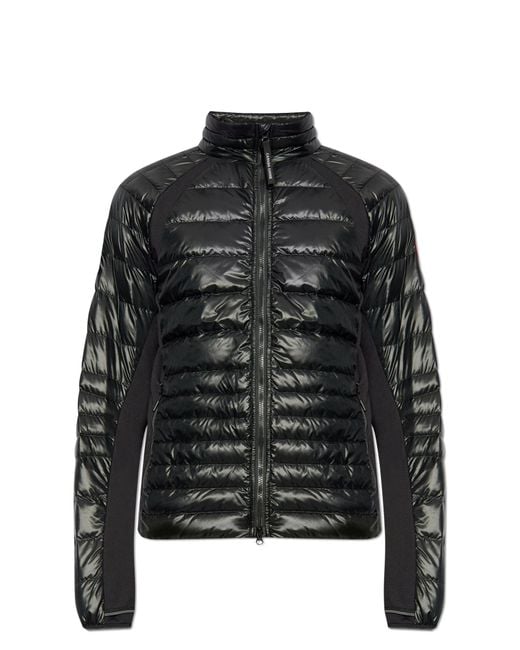 Canada Goose Black Jacket With Stand-Up Collar for men