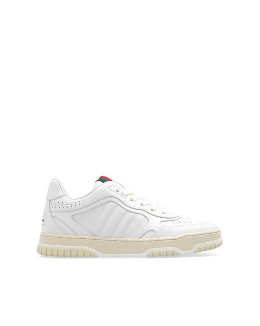 Gucci White Leather Sneakers,
